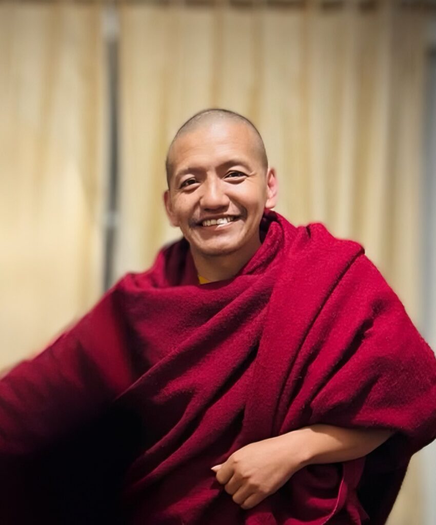 Portrait of H.E. Kyabje Khen Rinpoche Jetsun Lobsang Rabten, Abbot of Segyu Gaden Phodrang Monastery