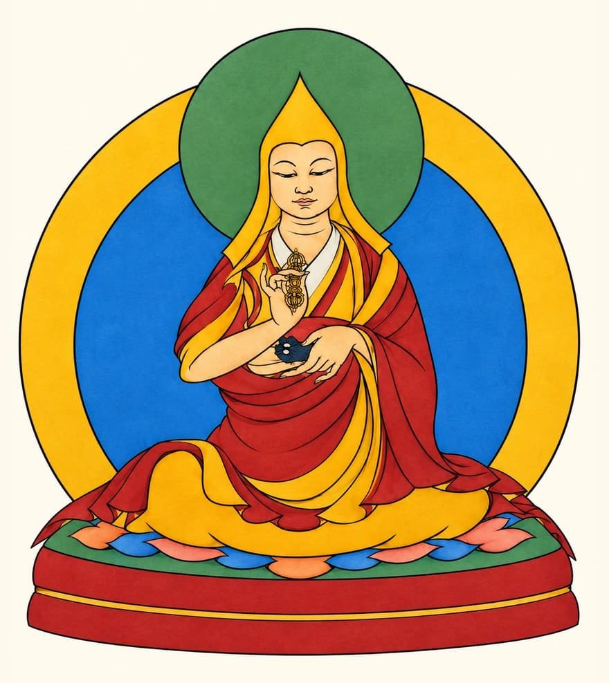 Gyudchen Jamyang Gedun Phel, second of the nine Great Vajra Masters of Segyu