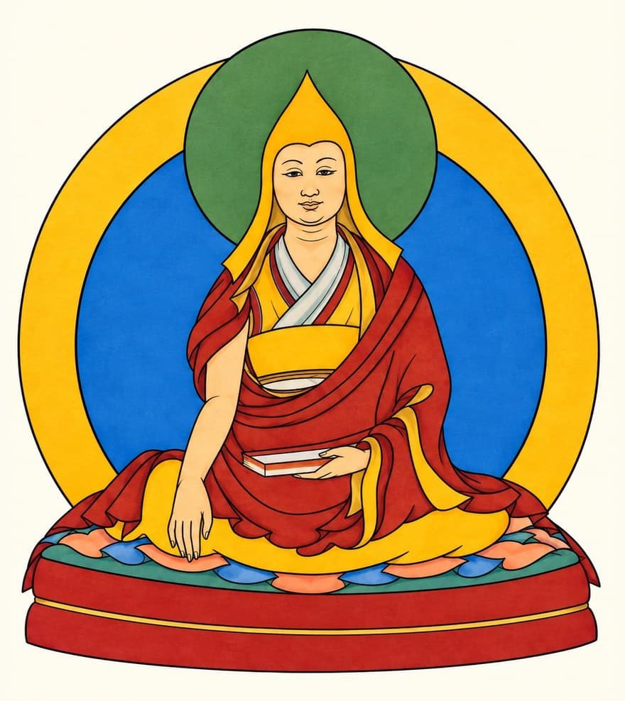 Gyudchen Samdup Gyatso, fourth of the nine Great Vajra Masters of Segyu