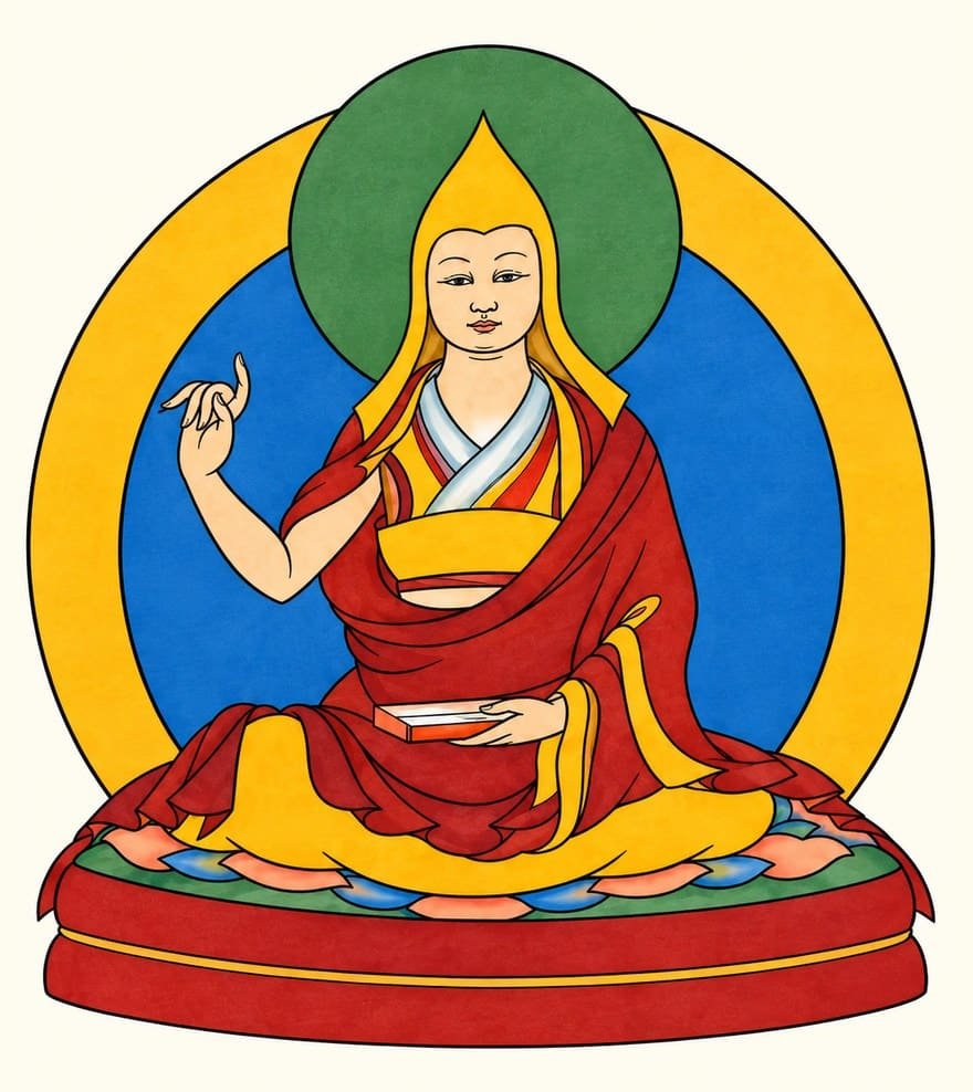 Gyudchen Tsondue Phagpa, fifth of the nine Gyudchen of Segyu Gaden Phodrang