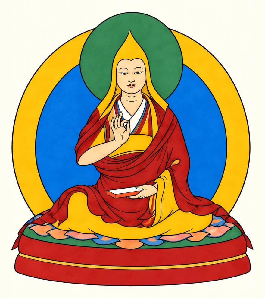 Gyudchen Konchog Gyatso, eighth of the nine Great Vajra Masters of Segyu